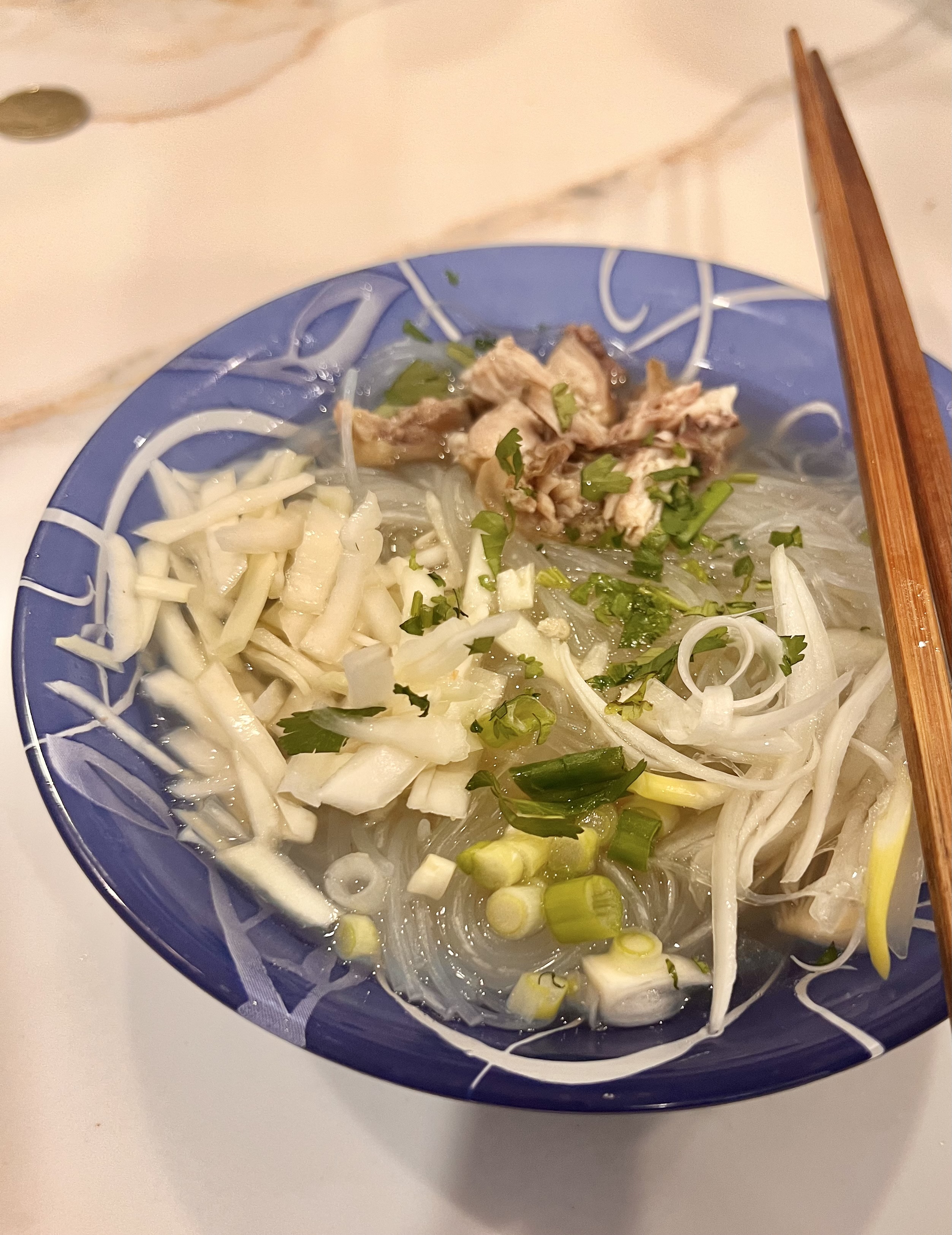 Chicken Pho with MamaCare Panjeeri Bone Broth